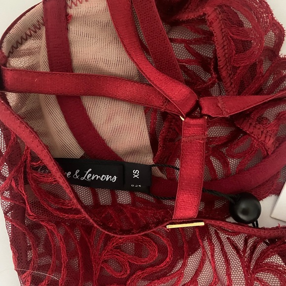 NWT For Love and Lemons sheer lace bralette - Picture 5 of 5